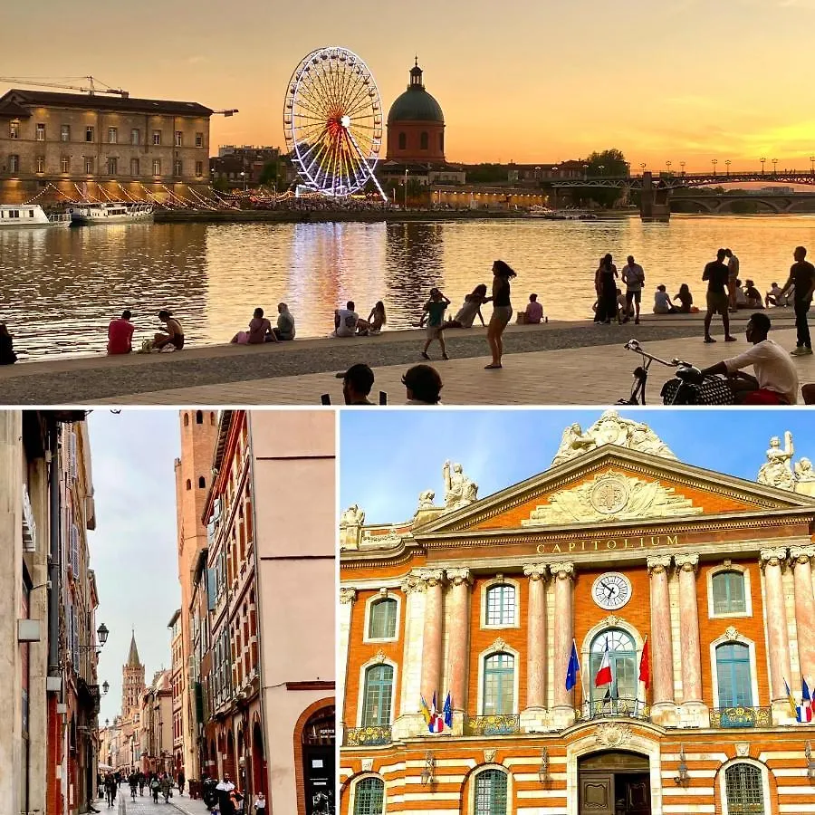 Studio Climatise Sous Les Toits A 100M De La Place Du Capitole Toulouse 0*,